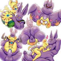 anal anal_penetration anthro anus backsack ball_size_difference balls balls_deep belly big_balls big_belly big_butt big_penis blue_anus blush bodily_fluids bottomwear butt butt_grab circumcised clothing cum cum_in_ass cum_inside cum_string deep_navel deep_skin dominant duo ear_piercing erection fellatio footwear foreskin from_front_position genital_fluids genitals grope hairless hand_on_butt heart_symbol humanoid_genitalia humanoid_penis jewelry larger_dom leaking_cum lying male male/male male_penetrated male_penetrating male_penetrating_male missionary_position moobs narrowed_eyes navel necklace nipples obese obese_male on_back open_mouth oral overweight overweight_male pants partially_retracted_foreskin pec_grab pecs penetration penile penis penis_size_difference perineum piercing predator/prey presenting presenting_hindquarters purple_balls purple_perineum rear_view seductive sex shoes simple_background size_difference smile spread_butt spread_legs spreading tongue tongue_out white_background yellow_balls yellow_eyes yellow_perineum yellow_sclera gerrkk dragon_ball dragon_ball_super champa quitela domestic_cat felid feline felis hairless_cat mammal mouse murid murine rodent sphynx_(cat) 1:1 digital_drawing_(artwork) digital_media_(artwork) hi_res unavailable_at_source