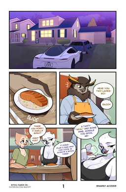 alcohol anthro apron beak beverage big_breasts breasts brown_body brown_feathers bubble building car clothed clothed_anthro clothed_male clothing container cup detailed_background dialogue drinking_glass drunk drunk_bubble feather_hands feathers female fish_meat food fully_clothed fully_clothed_anthro fully_clothed_male glass glass_container glass_cup group house huge_breasts husband husband_and_wife male married_couple meat mole_under_eye neck_tuft rice romantic romantic_couple substance_intoxication text trio tuft vehicle wife wine wine_glass budoti lou_(budoti) morale vice_(budoti) avian barn_owl bird eurasian_eagle-owl horned_owl owl snowy_owl true_owl tyto tytonid absurd_res comic english_text hi_res url