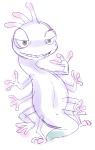 male multi_limb smile smirk solo doneru disney monsters_inc pixar randall_boggs monster 2013 sketch