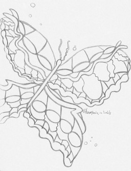 ambiguous_gender antennae_(anatomy) bubble simple_background solo wings lunarpanda8686 arthropod butterfly insect lepidopteran graphite_(artwork) hi_res monochrome sketch traditional_media_(artwork)