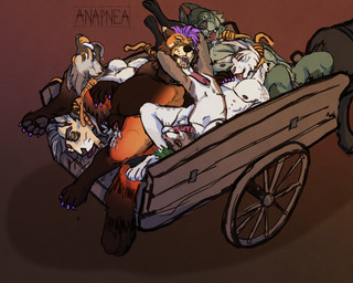 andromorph andromorph_death anthro areola asphyxiation balls black_nose bodily_fluids breasts cart clitoral_hood clitoris corpse cum death dripping drooling ejaculation fangs feet female female_death fur genital_fluids genitals group hair humanoid_genitalia humanoid_penis intersex leaking leaking_cum lying male male_death narrowed_eyes nipples noose nude on_back open_mouth outside penis pussy_juice_leaking rope saliva saliva_drip saliva_on_tongue slightly_chubby slightly_chubby_andromorph slightly_chubby_anthro slightly_chubby_intersex snuff spread_legs spreading tail teeth toes tongue tongue_out vaginal_fluids vulva anapnea charles_(anapnea) ailurid andrewsarchus canid canine canis domestic_dog felid feline german_shepherd hare herding_dog lagomorph leporid lion lynx mammal pantherine pastoral_dog prehistoric_species red_panda digital_media_(artwork) hi_res