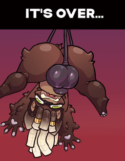 3_toes 4_fingers anthro balls balls_outline big_balls big_bulge big_butt brown_body brown_fur bulge butt claws clothing detailed_bulge dreadlocks feet fingers fur genital_outline genitals green_eyes hair male open_mouth pawpads paws simple_background solo tail teeth text thick_thighs thong toes underwear upside_down wedgie limetentacle canid canine mammal raccoon_dog tanuki 2d_animation animated motion_tweening