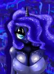 2014 anthro anthrofied big_breasts blue_eyes blue_hair breasts clothing equine female friendship_is_magic hair horn horse long_hair mammal my_little_pony pony princess_luna_(mlp) smile snorgastic solo
Rating: Questionable
Score: 12
User: Snorgastic
Date: March 02, 2014