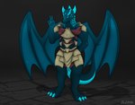 anthro armor blue_body bone claws horn male paladin priest scales solo wings blen4k dungeons_and_dragons hasbro inura mythology wizards_of_the_coast dragon dragonborn_(dnd) mythological_creature mythological_scalie scalie 2023 hi_res