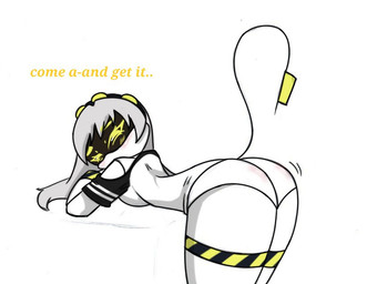 ass_up butt butt_focus female looking_at_viewer looking_back machine not_furry pose solo pace-maker glitch_productions murder_drones j_(murder_drones) humanoid robot robot_humanoid pinup