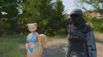 anthro beating bikini choker clothing eyewear female jewelry kick male male/female necklace pool_float punch sound_effects sunglasses swimwear two-piece_swimsuit yelling kehveli thebredfactory_(va) turborenegade_(va) bass_boosted_soldier shiba_(shibashibs) canid canine canis domestic_dog felid feline fish human mammal marine serval shark shiba_inu spitz 16:9 3d_(artwork) 3d_animation animated credits digital_media_(artwork) huge_filesize long_playtime sound widescreen