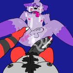 anthro big_penis bodily_fluids breasts cum duo erection fur genital_fluids genitals huge_penis humanoid_genitalia humanoid_penis male male/male male_penetrating nipples nude open_mouth penetration penis red_body red_fur sex nintendo pokemon felid generation_7_pokemon incineroar mammal mapache pokemon_(species) procyonid raccoon 1:1 hi_res