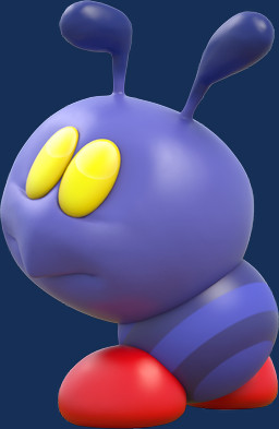 ambiguous_gender antennae_(anatomy) purple_body purple_skin simple_background solo transparent_background yellow_eyes unknown_artist mario_bros nintendo super_mario_3d_world ant ant_trooper arthropod hymenopteran insect 3d_(artwork) alpha_channel digital_media_(artwork) full-length_portrait hi_res official_art portrait