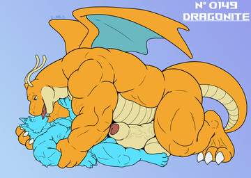 anthro back_muscles balls belly biceps big_balls big_muscles big_penis big_tongue butt claws digitigrade dominant duo erection extreme_french_kiss feet foreskin french_kissing fur fur_tuft genitals huge_muscles huge_penis humanoid_genitalia humanoid_penis imminent_sex kissing larger_dom long_tongue looking_at_another looking_at_partner male male/male membrane_(anatomy) musclegut muscular neck_bulge nipples nude open_mouth oral orange_body penis pinned pinned_to_ground simple_background size_difference tail teeth text toes tongue tongue_out tuft vein veiny_penis wings wrist_grab xyandrith mythology nintendo pokemon ych_(character) canid canine canis domestic_dog dragon dragonite generation_1_pokemon mammal mythological_creature mythological_scalie pokemon_(species) scalie absurd_res hi_res