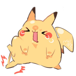 >_< ambiguous_gender angry black_eyes black_markings blush_marks eyes_closed feral markings motion_lines nude open_mouth simple_background small_nose solo tail white_background yellow_body yellow_tail mon_ster_s nintendo pokemon generation_1_pokemon pikachu pokemon_(species) 1:1 colored colored_sketch digital_drawing_(artwork) digital_media_(artwork) shaded sketch