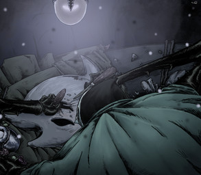 ambiguous_gender black_body clothed clothing fingers holding_object holding_tool lamp mask solo tools cohavmuzar hollow_knight_(franchise) team_cherry mask_maker_(hollow_knight) arthropod 2025 hi_res