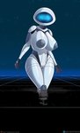 big_breasts breasts female genitals huge_breasts machine nipples non-mammal_breasts non-mammal_nipples not_furry pussy solo what el-loko disney pixar wall-e eve_(wall-e) extraterrestrial_vegetation_evaluator humanoid robot hi_res