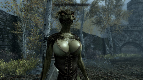 argonian big_breasts breasts cleavage clothed clothing female scalie screencap solo the_elder_scrolls video_games
Rating: Safe
Score: 9
User: CrystalDragon
Date: February 27, 2015 argonian big_breasts breasts cleavage clothed clothing female scalie screencap solo the_elder_scrolls video_games
Rating: Safe
Score: 9
User: CrystalDragon
Date: February 27, 2015