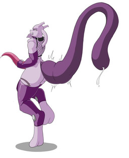 genitals intersex male male_pred penis solo tail tail_fetish tail_play tail_vore vore spazman nintendo pokemon generation_1_pokemon legendary_pokemon mewtwo pokemon_(species)