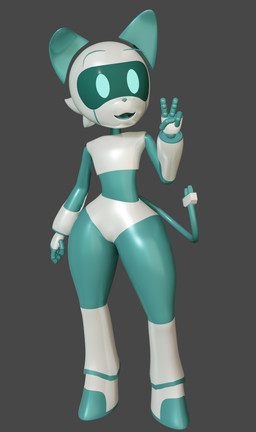 femboy gesture green_body green_eyes hand_gesture machine male solo v_sign white_body z-z cyvae_(zyneru) domestic_cat felid feline felis humanoid mammal robot 3d_(artwork) absurd_res digital_media_(artwork) hi_res