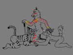 anal anthro ball_lick ball_sniffing balls balls_in_face bodily_fluids genitals group hand_holding holding_head jewelry licking male male/male musk musk_clouds musky_balls musky_butt musky_penis necklace oral oral_sandwich rimming rimming_male sex sniffing sweat tongue trio anonymous_artist epic_games fortnite fletcher_kane oscar_(fortnite) wendell_(fortnite) canid canine canis felid mammal pantherine tiger wolf 4:3 hi_res sketch