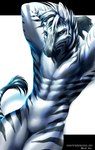 2021 abs anthro blue_eyes digital_media_(artwork) equid equine equus hair hi_res male mammal solo zebra