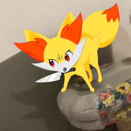 :3 ambiguous_feral ambiguous_gender digitigrade dipstick_tail dutch_angle eyelashes feral front_view knife knife_in_mouth markings object_in_mouth photo_background quadruped snout solo standing tail tail_markings renbxn nintendo pokemon canid fennekin generation_6_pokemon mammal pokemon_(species) 1:1 2025 digital_drawing_(artwork) digital_media_(artwork) english_description hi_res mixed_media photography_(artwork)