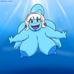 anthro big_breasts big_butt breasts butt female nipples nude overweight sea skinny_dipping solo swimming underwater water smashmael nintendo pokemon dana_(smashmael) fan_character generation_1_pokemon pokemon_(species) squirtle 1:1 hi_res