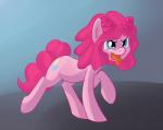 alternate_hairstyle blue_eyes cutie_mark earth_pony equid equine female feral friendship_is_magic fur hair hasbro hi_res horse mammal my_little_pony open_mouth piercing pink_hair pinkie_pie_(mlp) pony postscripting scary_spice solo spice_girls tongue tongue_out tongue_piercing