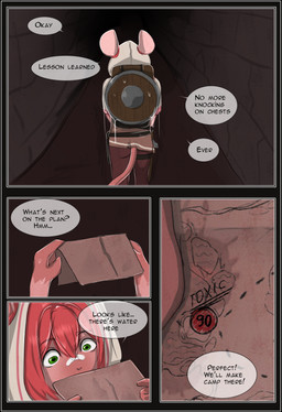 anthro black_border border clothed clothing dialogue female fur hair solo speech_bubble tentacles text yourumi tilly_(yourumi) mammal mouse murid murine rodent absurd_res comic digital_media_(artwork) english_text hi_res