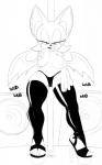 2014 anthro areola bat big_breasts breasts erect_nipples female lactating licking licking_lips looking_at_viewer milk monochrome navel nipples panties ravnic rouge_the_bat sega smile solo sonic_(series) thong tongue underwear wings
Rating: Questionable
Score: 5
User: Robinebra
Date: February 14, 2014