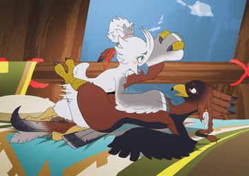 adolescent age_difference anthro anthro_on_anthro anthro_penetrated anthro_penetrating anthro_penetrating_anthro bed bedroom between_toes feet female female_penetrated fingers_between_toes foot_grab from_front_position furniture inn larger_penetrated lying male male/female male_penetrating male_penetrating_female missionary_position older_female older_penetrated on_back penetration sex size_difference toes vaginal vaginal_penetration young ariesartist nintendo the_legend_of_zelda meida tulin_(tloz) avian rito absurd_res hi_res