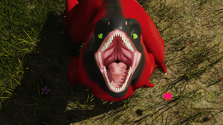 bodily_fluids feral green_eyes male open_mouth oral_vore outside saliva soft_vore solo throat vore crimsoncreaturecreations thatman_23 jinnoaka_(modeler) crimson_(crimsoncreaturecreations) dinosaur interceptor prehistoric_species reptile scalie 16:9 3d_(artwork) 3d_animation animated blender_(artwork) digital_media_(artwork) loop short_playtime widescreen
