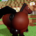 anus apple balls big_balls big_butt bouncing_butt brown_body brown_fur brown_skin butt feral food fruit fur genitals gold_apple looking_at_viewer looking_back male outside plant shaking_butt solo tail tail_aside tree willie_piv microsoft minecraft mojang roblox xbox_game_studios equid equine horse horse_(minecraft) mammal 1:1 3d_(artwork) 3d_animation animated digital_media_(artwork) no_sound short_playtime webm