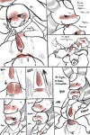 2012 2:3 abdominal_bulge ampharos anal anal_penetration anthro anus balls big_dom_small_sub blush bodily_fluids charmander clothed clothing comic crying cum dialogue digital_drawing_(artwork) digital_media_(artwork) dominant drooling duo english_text erection fire flaming_tail fresnel_(buyobutt) generation_1_pokemon generation_2_pokemon genital_fluids genitals haychel heart_after_text heart_symbol hi_res male male/male male_penetrated male_penetrating male_penetrating_male mike_the_charmander moan monochrome mostly_nude nintendo penetration penis pmd-e pokemon pokemon_(species) saliva scarf sex size_difference smaller_penetrated stating_intentions tail tapering_penis tears text text_with_heart treating_arousal_like_enjoyment vowelless vowelless_vocalization