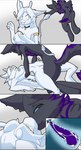 abdominal_bulge ahegao ambush anthro anthro_on_anthro anthro_penetrated anthro_penetrating anthro_penetrating_anthro black_body black_fur blue_insides blue_internal blue_pussy bodily_fluids cellphone cervical_penetration collar cum cum_in_pussy cum_in_uterus cum_inside digitigrade dominant dominant_male drooling duo electronics erection female from_front_position fur genital_fluids genitals internal internal_vaginal kiss_on_lips kissing knot knotting looking_pleasured lying male male/female missionary_position on_back penetration penile penile_penetration penis penis_in_pussy phone precum purple_penis pussy saliva sex surprise unusual_insides uterus vaginal vaginal_knotting vaginal_penetration white_body white_fur unknown_artist microsoft ori_(series) xbox_game_studios guardian_spirit moki_(species)