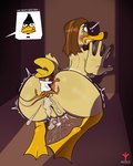 anal anthro anus balls beak blush bodily_fluids brown_hair caught_in_the_act clenched_teeth closet clothed clothing covering covering_self cuckold cum cum_in_ass cum_inside duo ejaculation excessive_cum excessive_genital_fluids extreme_size_difference feathers feet female genital_fluids genitals hair hat headgear headwear infidelity long_tail male male/female male_rimming_female membrane_(anatomy) motion_lines nude oral rear_view rimming scut_tail sex short_tail shy sitting size_difference tail tail_anus tail_feathers teeth thick_thighs toes tongue vaginal_fluids vaginal_squirting vulva webbed_feet yellow_beak yellow_body avioylin looney_tunes the_looney_tunes_show warner_brothers daffy_duck speedy_gonzales tina_russo anatid anseriform avian bird duck mammal mouse murid murine rodent absurd_res hi_res