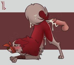 after_rape after_sex arms_tied ass_up balls bestiality bodily_fluids bound bruised cum cum_inside disembodied_penis duo erection female feral forced fur gag genital_fluids genitals geometric_background humanoid_genitalia humanoid_penis leaking_cum male male/female musk muzzle_(object) muzzled penis pull_out raised_tail rape red_body red_fur sad sex shaking simple_background solo_focus tail tears yaldabroth balto_(series) universal_studios jenna_(balto) canid canine canis domestic_dog human husky mammal nordic_sled_dog siberian_husky spitz hi_res