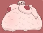 abdominal_bulge belly big_belly big_breasts breasts female fetal_movement huge_belly huge_breasts hyper hyper_belly hyper_pregnancy nipples pregnant ready_to_pop solo tubfy undertale_(series) toriel bovid caprine goat mammal 2025 absurd_res hi_res