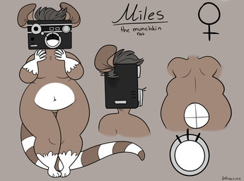 3_toes 5_fingers anthro black_head breasts brown_body brown_fur brown_tail brown_tail_tip dipstick_tail eyelashes featureless_crotch feet female female_anthro fingers for_a_head front_view fur gender_symbol grey_hair hair long_tail looking_at_viewer markings mouthless navel noseless nude nude_anthro nude_female short_hair side_view simple_background solo standing striped_markings striped_tail stripes symbol tail tail_markings text thick_thighs toes two_tone_tail white_body white_eyes white_fur white_stripes wide_hipped_anthro wide_hipped_female beastofeuthanasia miles_(radpoles) camera_head hybrid mammal murid murine object_head rat rodent 2018 character_name dated digital_media_(artwork) english_description english_text flat_colors model_sheet signature