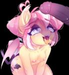 2018 accessory ahoge alpha_channel animal_genitalia animal_penis anthro anthrofied areola bat_pony bat_wings bedroom_eyes blue_eyes blush bodily_fluids breasts cutie_mark disembodied_penis drooling duo equid equine_genitalia equine_penis erect_nipples erection eyebrows eyelashes eyeshadow fan_character fangs female furgonomics genitals hair hair_heart half-closed_eyes hasbro hi_res imminent_sex inner_ear_fluff kneeling looking_at_genitalia looking_at_penis looking_up makeup male male/female mammal mascara medial_ring membrane_(anatomy) membranous_wings milkibee multicolored_hair my_little_pony narrowed_eyes nipples nude open_mouth open_smile penile penis penis_worship pink_hair pupils ribbons saliva saliva_string seductive shadow short_hair simple_background slit_pupils smile solo_focus sparkles sunset_sorbet tail tail_accessory tail_ribbon teeth text tongue tongue_out transparent_background tuft two_tone_hair urethra url wings