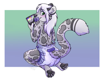 ageplay anthro blush cameo clean_diaper clothed clothing dialogue_box diaper diaper_only electronics fur game_console game_screen gaming green_eyes grey_body grey_fur hair header header_box heart_clothing heart_diaper heart_print heart_symbol heart_underwear infantilism looking_at_viewer male object_in_mouth pacifier pacifier_in_mouth pawpads playing_video_game print_diaper roleplay screen solo spots star star_polygon star_print starry_diaper text_box topless underwear wearing_diaper white_diaper white_hair laydeekaze animal_crossing nintendo nintendo_3ds nintendo_ds_family tom_nook_(animal_crossing) villager_(animal_crossing) felid leopard mammal pantherine