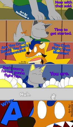 animated_gif anthro bottomwear clothing dialogue fight inside male pants shirt solo text topwear water conditional_dnp notkastar zatch_(notkastar) canid canine canis felid lizard mammal pantherine reptile scalie tiger wolf 4:7 animated animated_comic comic english_text hi_res high_framerate short_playtime