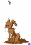 bound encasement featureless_face female generation_4_pokemon goo_transformation gym_leader humanoid kneeling latex lopunny merging misty_(pokemon) nintendo omoi pokemon pokemon_(species) pokemon_trainer shower solo transformation