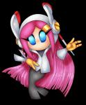 3_fingers blue_eyes female fingers floating_hands hair machine not_furry pink_hair simple_background solo star star_eyes transparent_background halgalaz kirby:_planet_robobot kirby_(series) nintendo susie_(kirby) humanoid robot robot_humanoid alpha_channel hi_res