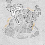 anthro coiling duo feral long_ears male male/male nude open_mouth serpentine simple_background struggling struggling_prey tail tacokurt scott_calico_(scottc) lagomorph leporid mammal rabbit reptile scalie snake digital_media_(artwork) hi_res monochrome sketch