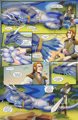 4_toes angry anus arms_tied bag bdsm blue_body blue_scales blue_tail blue_wings bondage bound brown_hair clothed clothing countershade_feet countershading dialogue digitigrade dominant dominant_human dominant_male duo fantasy feet female feral foot_fetish foot_focus foot_rub forest forest_background fully_bound fully_clothed genitals grass hair hand_on_paw horn kick legs_tied male male/female melee_weapon membrane_(anatomy) membranous_wings nature nature_background pawpads plant pointing_at_object restraints roleplay rope scales snarling soles submissive submissive_female submissive_feral sword tail telepathy text threatening_violence toes tree vulva warrior weapon white_horn wings molnyshko european_mythology inheritance_cycle mythology eragon_(character) saphira dragon human mammal mythological_creature mythological_scalie reptile scalie western_dragon comic english_text hi_res