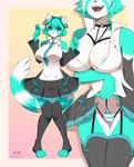 anime_eyes anthro big_breasts breasts chinese_miku clothing cosplay cute_fangs fangs female fluffy fluffy_tail legwear necktie slightly_chubby smile solo tail teeth thick_thighs thigh_highs hainequem vocaloid hatsune_miku mime_(mimechan) ailurid mammal red_panda hi_res