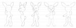 2015 absurd_res anthro bottomless buckteeth cheek_tuft chest_tuft clothed clothing digital_drawing_(artwork) digital_media_(artwork) facial_tuft female fur head_tuft hi_res kitchiki lagomorph leporid line_art long_ears mammal nude pawpads rabbit raised_arm riley_(scratch21) scratch21 scut_tail short_tail simple_background sketch smile smug solo standing tail teeth topless tuft white_background