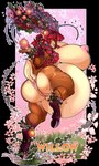 alpha_channel anthro antlers anus belly big_belly big_breasts big_butt big_nipples braided_hair breasts brown_body brown_fur butt cloven_hooves dryad female fsmaverick fur genitals hair hi_res hooves horn huge_belly huge_breasts hyper hyper_belly nipples nude plant plant_hair pregnant pregnant_anthro pregnant_female pseudo_hair pussy red_hair simple_background solo spring tail tail_tuft thick_thighs tuft wide_hips willow_coeddil yellow_eyes