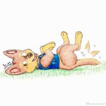 feral male paws solo text yordraw paw_patrol chase_(paw_patrol) canid canine canis domestic_dog german_shepherd herding_dog mammal pastoral_dog 1:1 hi_res url