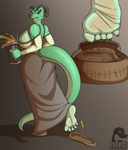 5_toes alcohol barefoot beverage big_breasts black_claws black_horn black_nails black_sclera bodily_fluids breasts claws clothed clothing colored_nails digit_ring feet female foot_focus footprint_in_shoe footwear green_body green_scales grey_background horn humanoid_feet humanoid_hands jewelry nails open_mouth plantigrade ring scales shoes simple_background soles solo sweat sweaty_feet toe_ring toes yellow_eyes yellow_sclera conditional_dnp zp92 microsoft the_elder_scrolls nessei argonian scalie hi_res