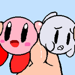 ambiguous_gender bodyjob duo erection faceless_character faceless_male fake_titfuck first_person_view genitals group group_sex humanoid_genitalia humanoid_penis looking_at_viewer male male/ambiguous male_pov not_furry open_mouth penis rubbing_cheek sex size_difference squish mark_m kirby_(series) mario_bros nintendo kirby alien boo_(mario) ghost human mammal spirit waddling_head 1:1 2d_animation animated low_res