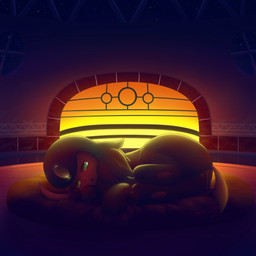 bed black_body black_fur blush bodily_fluids dark feet female feral fur furniture genital_fluids genitals green_eyes hindpaw light looking_at_viewer lying neck_tuft night nude open_mouth pawpads paws red_nose seductive smile solo star tuft vaginal_fluids vulva window mikapoofs nintendo pokemon pokemon_mystery_dungeon spike_chunsoft zoey_(cafe_plaisir) absol felid generation_3_pokemon mammal pokemon_(species) shiny_pokemon 1:1 hi_res lighting signature