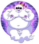 balls belly blush genitals humanoid_genitalia humanoid_penis male moobs nipples not_furry overweight overweight_humanoid overweight_male penis purple_nipples purple_tongue solo tongue white_balls white_belly white_body white_penis anommyself luigi's_mansion mario_bros nintendo king_boo boo_(mario) ghost humanoid spirit